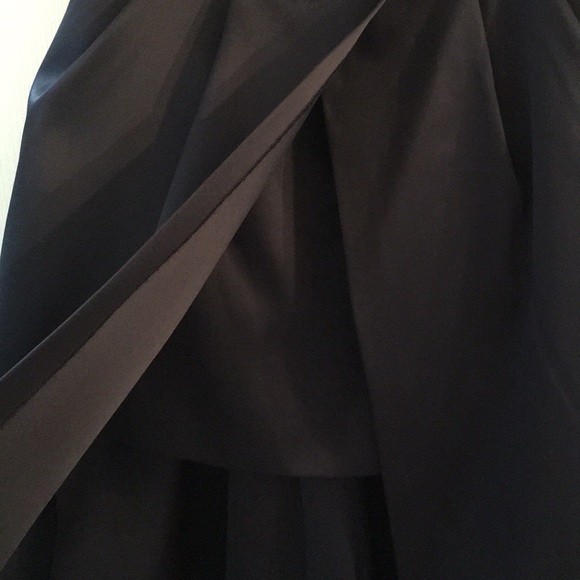 Dark navy blue formal semi-formal skirt - Picture 5 of 8